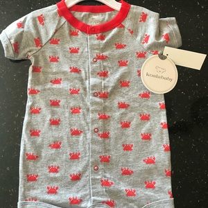 Crab summer bodysuit